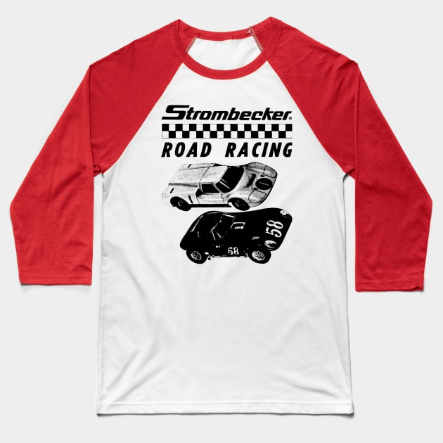 Strombecker Ford J & Cheetah Baseball T-Shirt by Strombecker Style